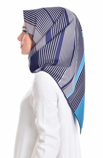 Navy Blue Hoofddoek 02