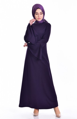 Spanish Arm Dress 0124-01 Purple 0124-01