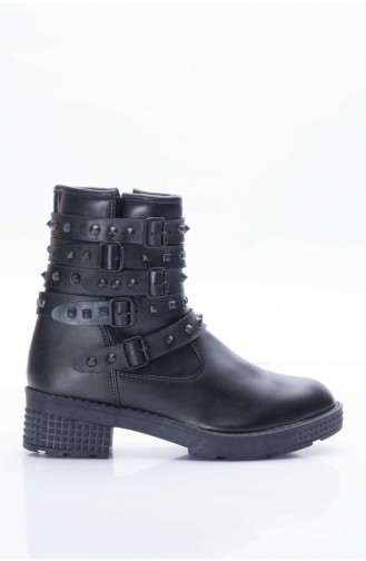 Women Boots 569-8-276213-01 Black Leather 569-8-276213-01