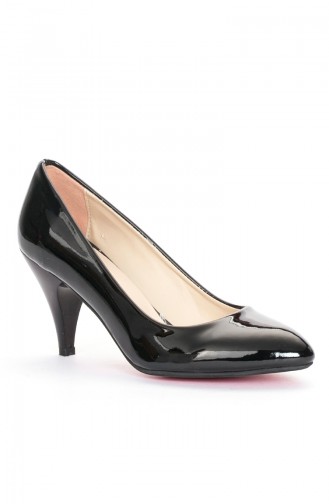 Women Stiletto Shoes 569-8-1111-011-06 Black Patent Leather 569-8-1111-011-06
