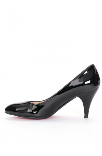 Women Stiletto Shoes 569-8-1111-011-06 Black Patent Leather 569-8-1111-011-06