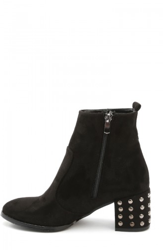 Female Boots 569-8-F615-01 Black Suede 569-8-F615-01