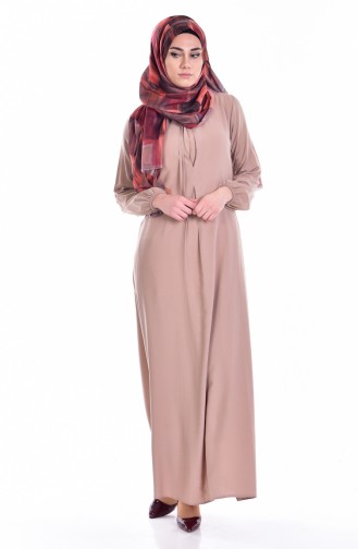 Hijab Kleid 4074-14 Nerz 4074-14
