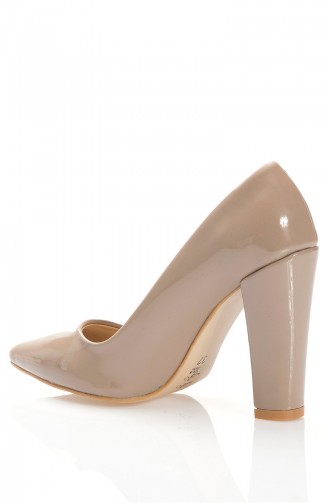 Women Stiletto Shoes 569-8-1111-025-11 Mink Patent Leather 569-8-1111-025-11