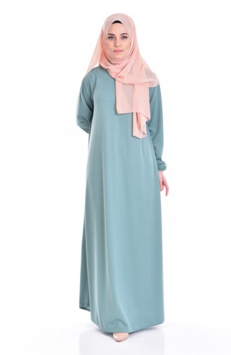 Hijab Kleid 0006-18 Wassergrün 0006-18