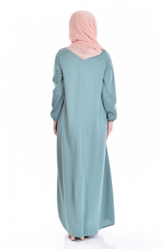 Hijab Kleid 0006-18 Wassergrün 0006-18