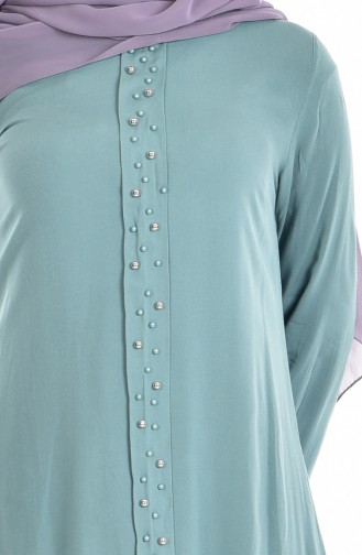 Tunic with Pearls 1207-03 Green 1207-03