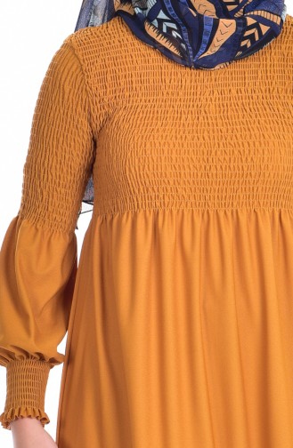 Ruched Tunic 3676-03 Mustard 3676-03
