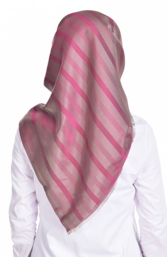 Striped Taffeta Scarf 50026-01 Pink 50026-01
