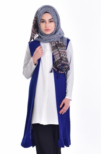 Knitwear Vest 1115-01 Saxe Blue 1115-01