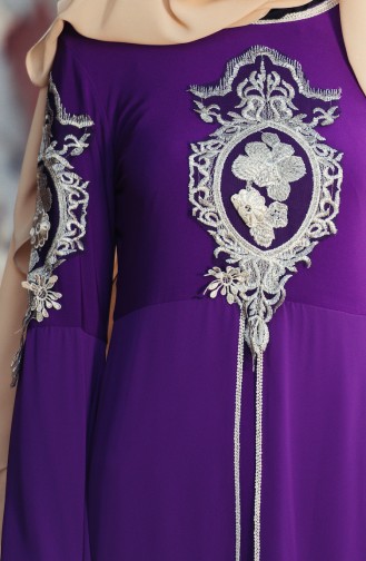 Laced Evening Dress 8392-06 Light Purple 8392-06