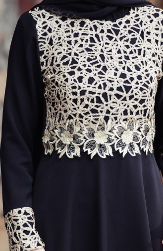 Laced Evening Dress 3019-05 Black 3019-05