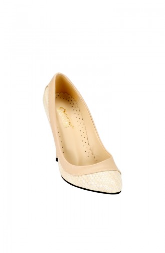 Cream High-Heel Shoes 5662-01