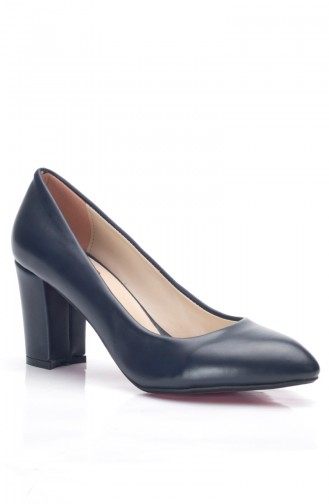Kadın Stiletto Ayakkabı 569-8-1111-021-12 Lacivert