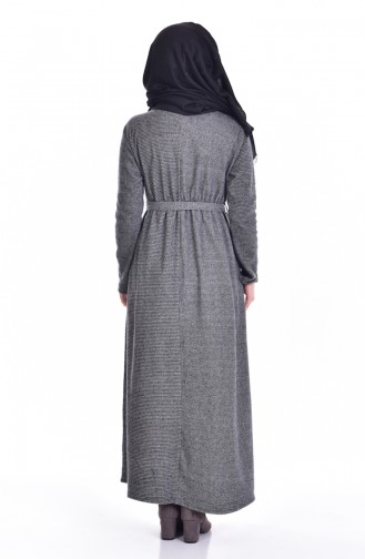 فستان رمادي 2153-02