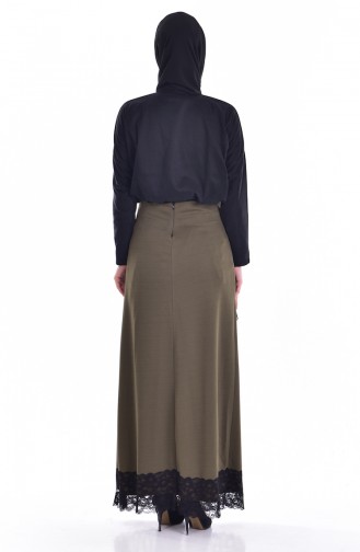 Skirt with Lacing 5136-01 Kaki 5136-01