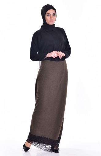 Khaki Skirt 5175-03