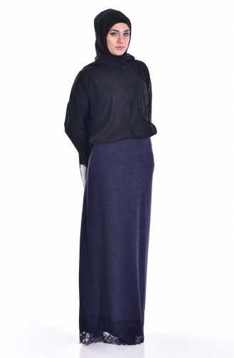 Navy Blue Skirt 5175-06