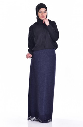 Navy Blue Skirt 5175-06