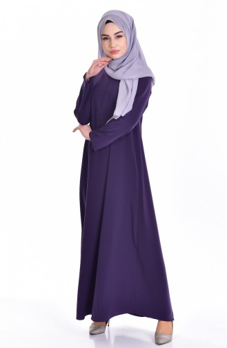Zero Collar Dress 0120-01 Purple 0120-01