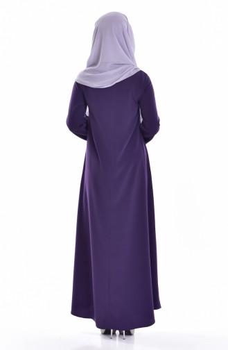 Zero Collar Dress 0120-01 Purple 0120-01
