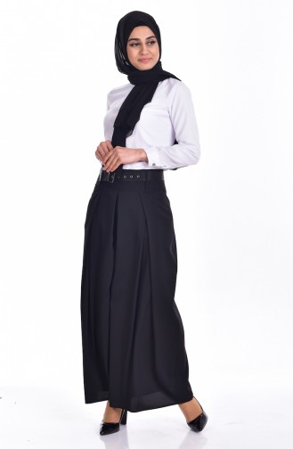 Trousers Skirt with Belt 4230-05 Black 4230-05