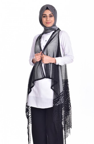 Dantel Yelek 0571-05 Siyah