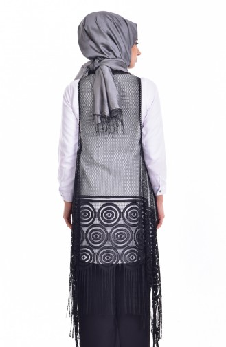Dantel Yelek 0571-05 Siyah