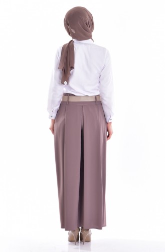 Belted Skirt Pants  4230-02 Mink 4230-02