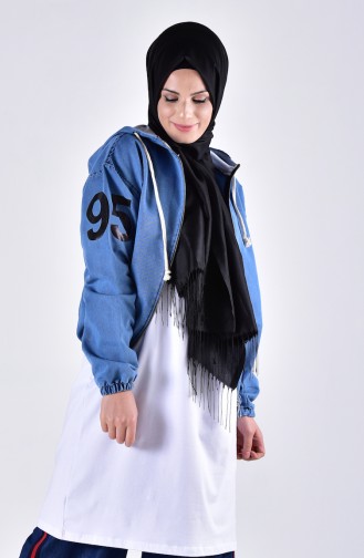 Sefamerve Oversize Peigné Hijab 0413-06 Ecru 0413-06