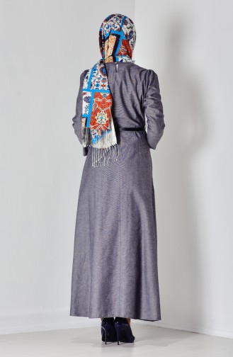 Robe Hijab Gris 5729-05