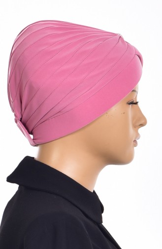 Bonnet Turban Prêt avec Perles 1007-11 Poudre 1007-11