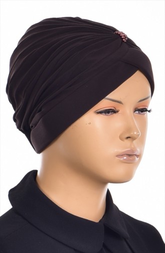 Hijab Ready Turban Bone 1007-01 Black 1007-01
