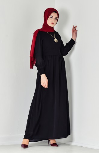 Black İslamitische Jurk 50103-06