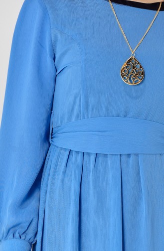 Turquoise Hijab Dress 50103-07