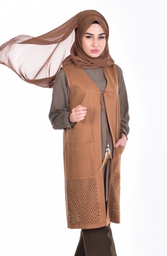 Light Brown Waistcoats 1103-02
