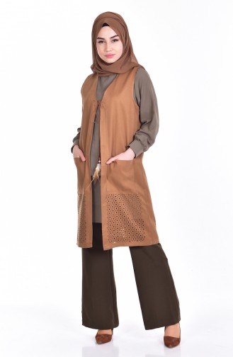 Light Brown Waistcoats 1103-02