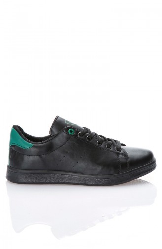 Kadın Spor Ayakkabı 8VXM60411-14 Siyah Yeşil