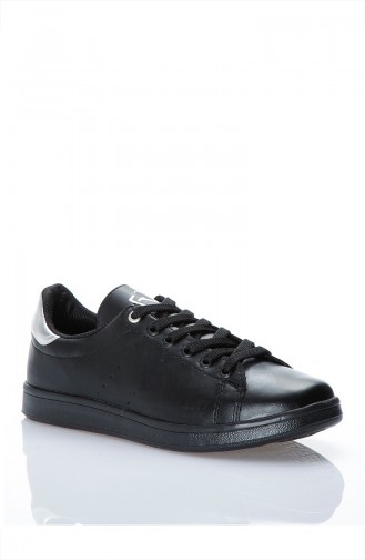 Women Sports Shoes 8VXM60411-22 Black Silver 8VXM60411-22