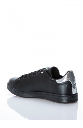 Women Sports Shoes 8VXM60411-22 Black Silver 8VXM60411-22