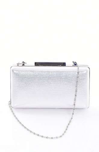 Ladies Evening Bag 0250-02 Silver 0250-02