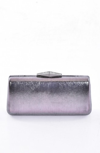 Sac de Soirée Pour Femme 0792-03 Platine 0792-03