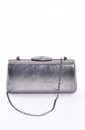 Sac de Soirée Pour Femme 0792-03 Platine 0792-03