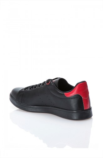 Kadın Spor Ayakkabı 8VXM60411-01 Siyah Kırmızı