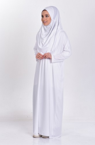 White Prayer Dress 0900-08