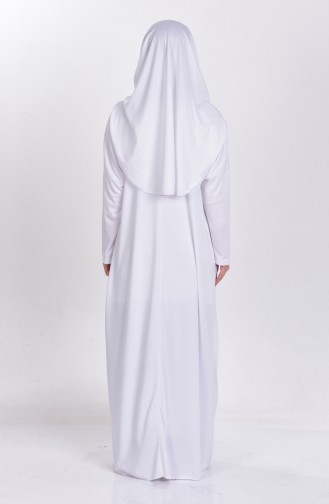 White Prayer Dress 0900-08