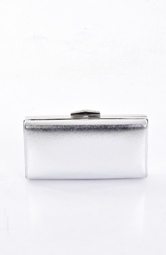 Ladies Evening Bag 0273-03 Prada Silver 0273-03