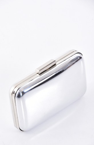Silver Gray Portfolio Hand Bag 0270-02
