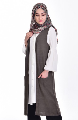 Dark gray Gilet 3944-21