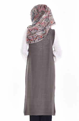 Dark gray Gilet 3944-21